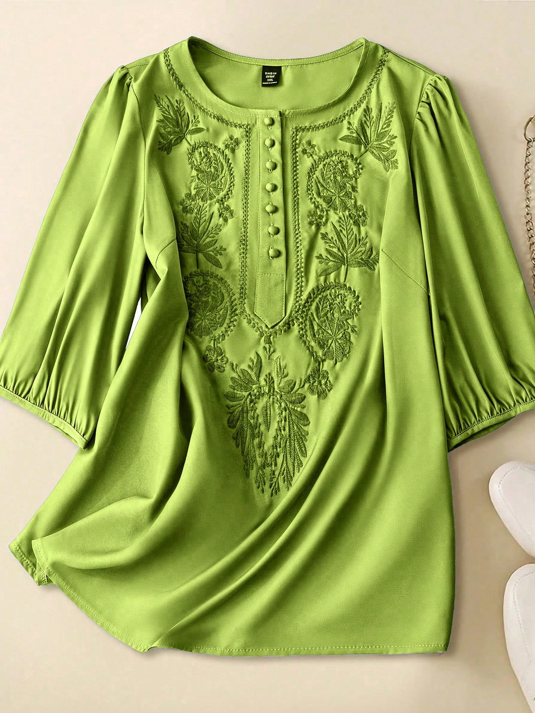 Bluză SHEIN, verde