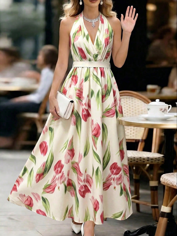 Rochie maxi SHEIN, mix culori