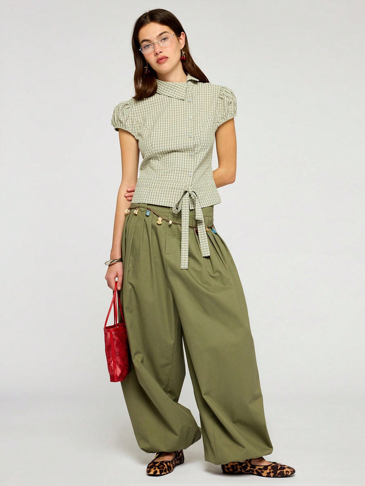 Pantaloni SHEIN, kaki