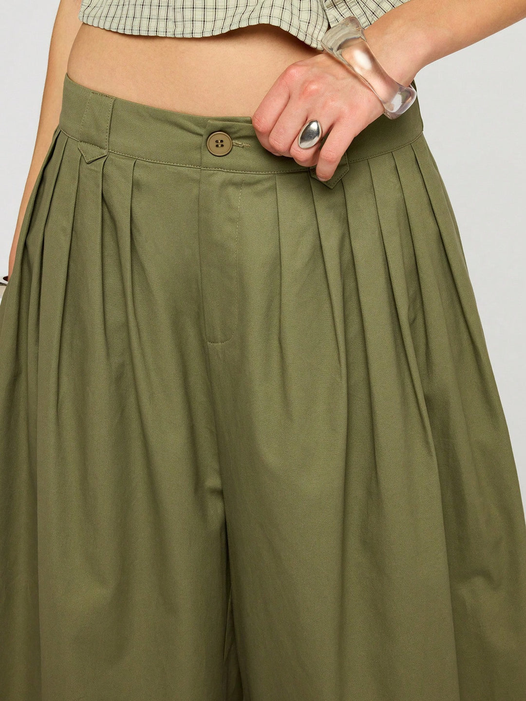 Pantaloni SHEIN, kaki