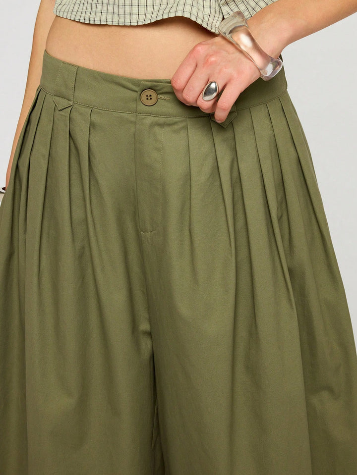 Pantaloni SHEIN, kaki