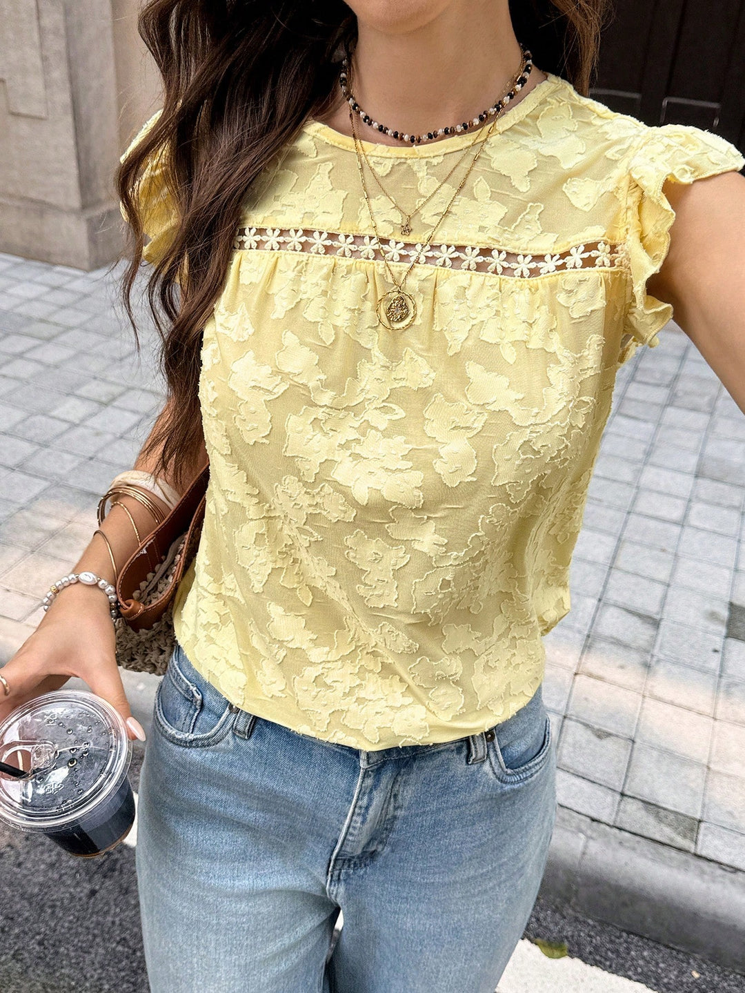 Tricou SHEIN, galben