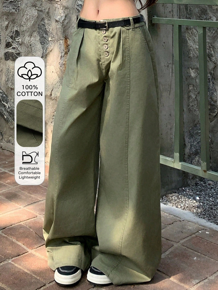 Pantaloni SHEIN, kaki