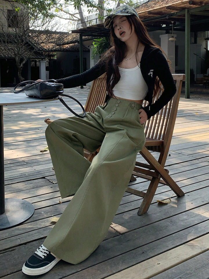 Pantaloni SHEIN, kaki