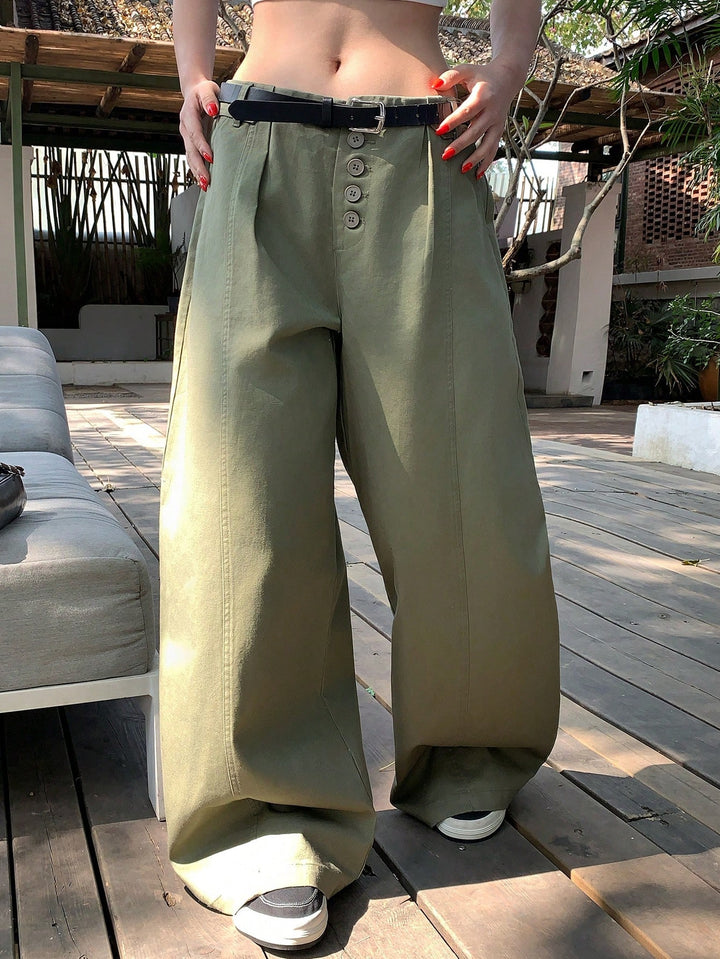 Pantaloni SHEIN, kaki