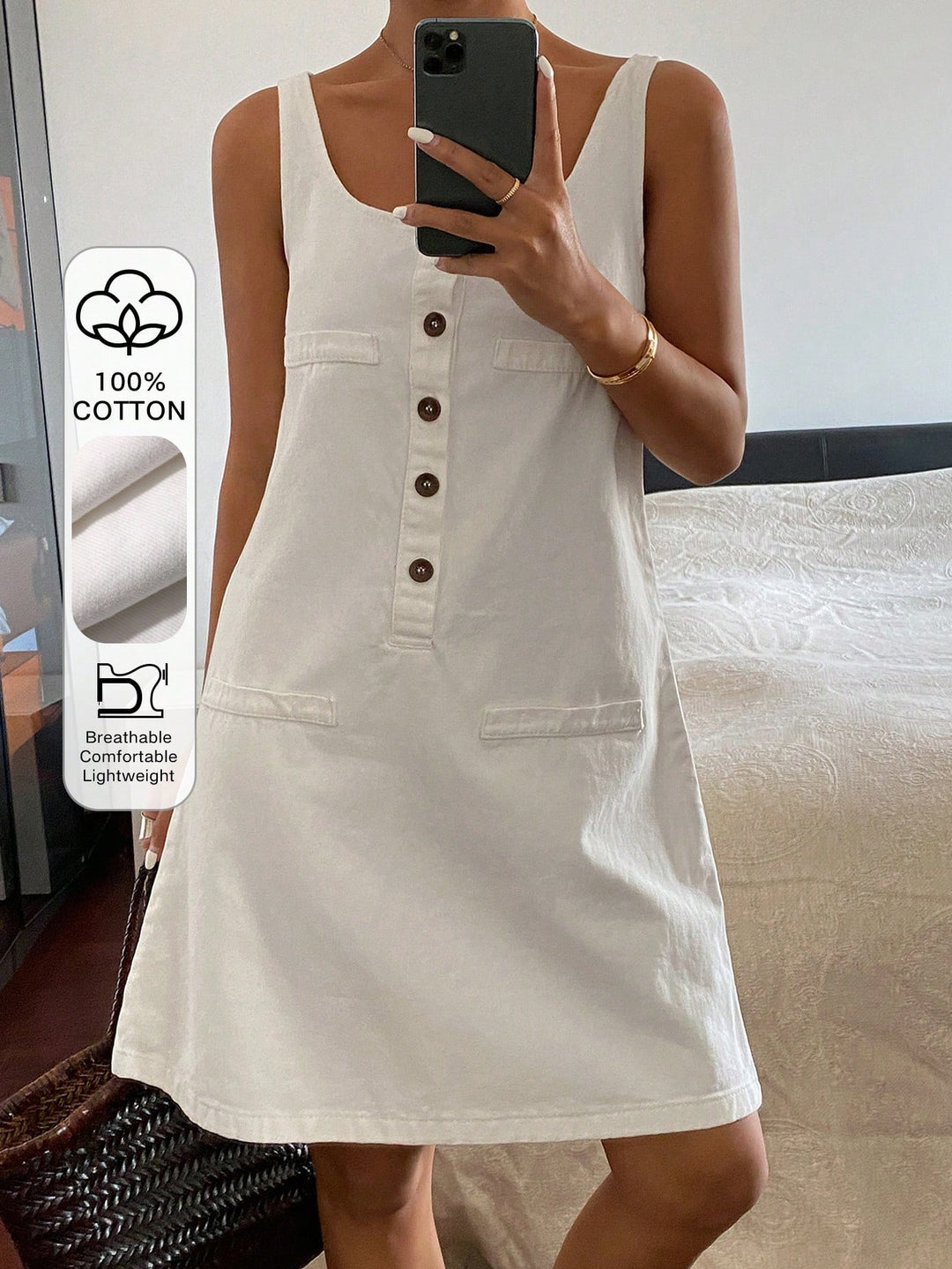 Rochie SHEIN, alb