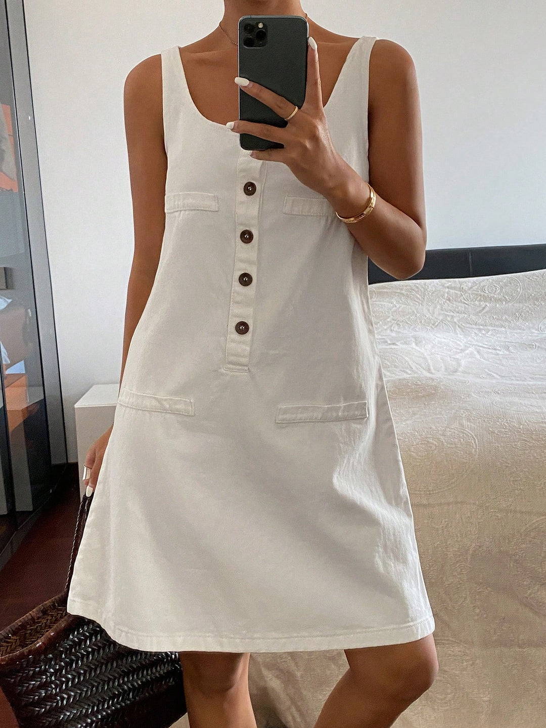 Rochie SHEIN, alb