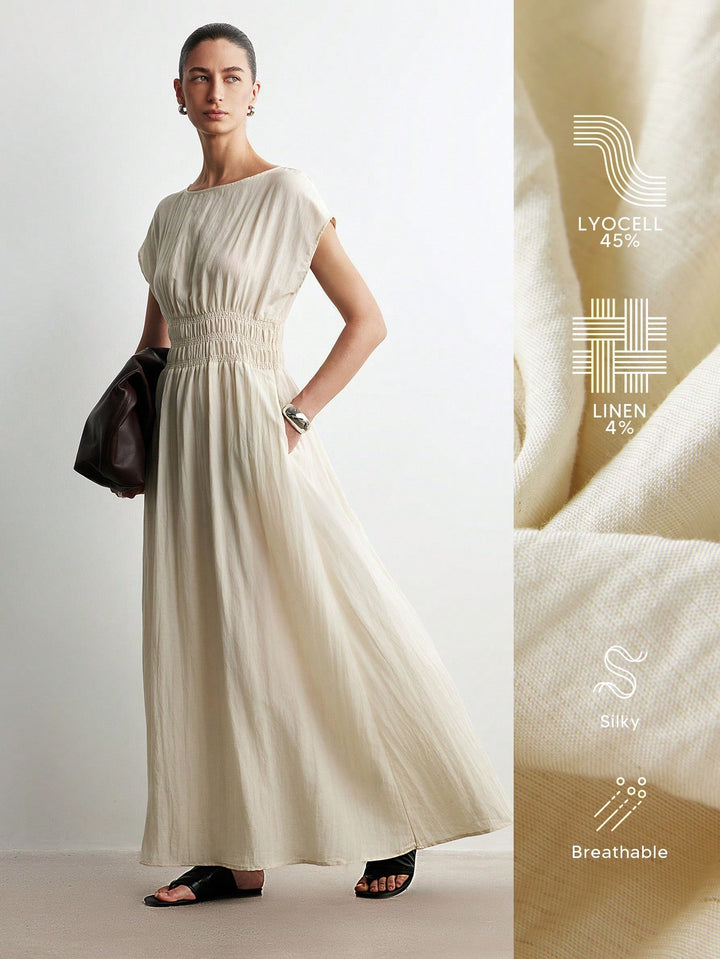Rochie maxi SHEIN, portocaliu