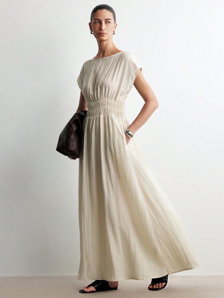 Rochie maxi SHEIN, portocaliu