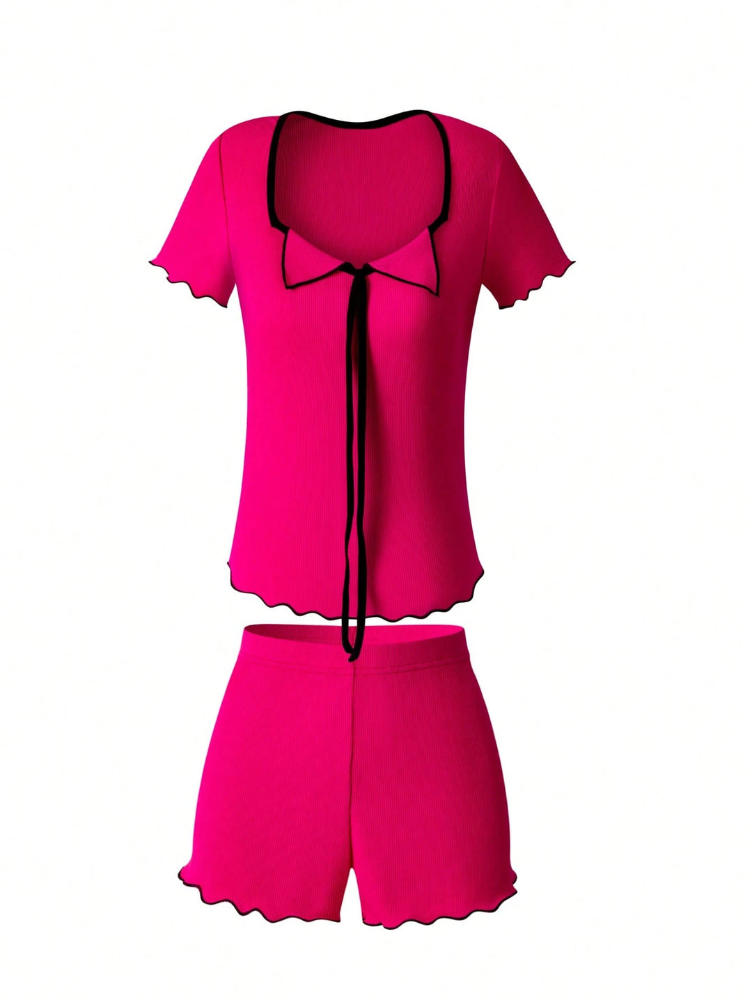 Compleu pijamale SHEIN, roz