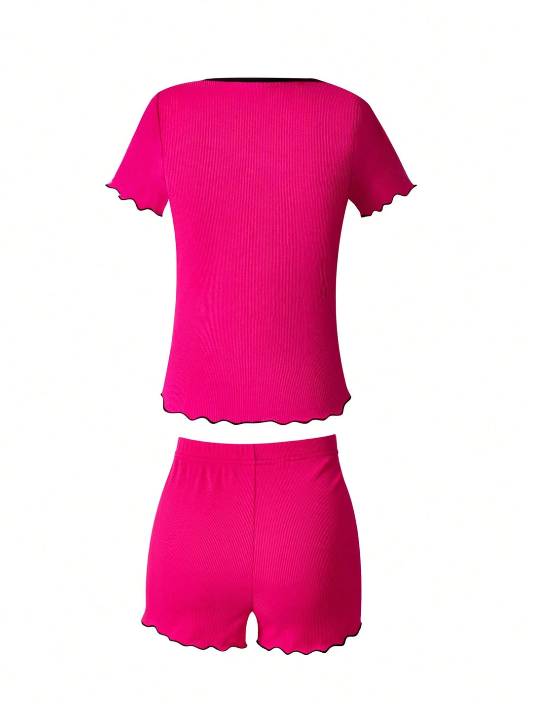 Compleu pijamale SHEIN, roz