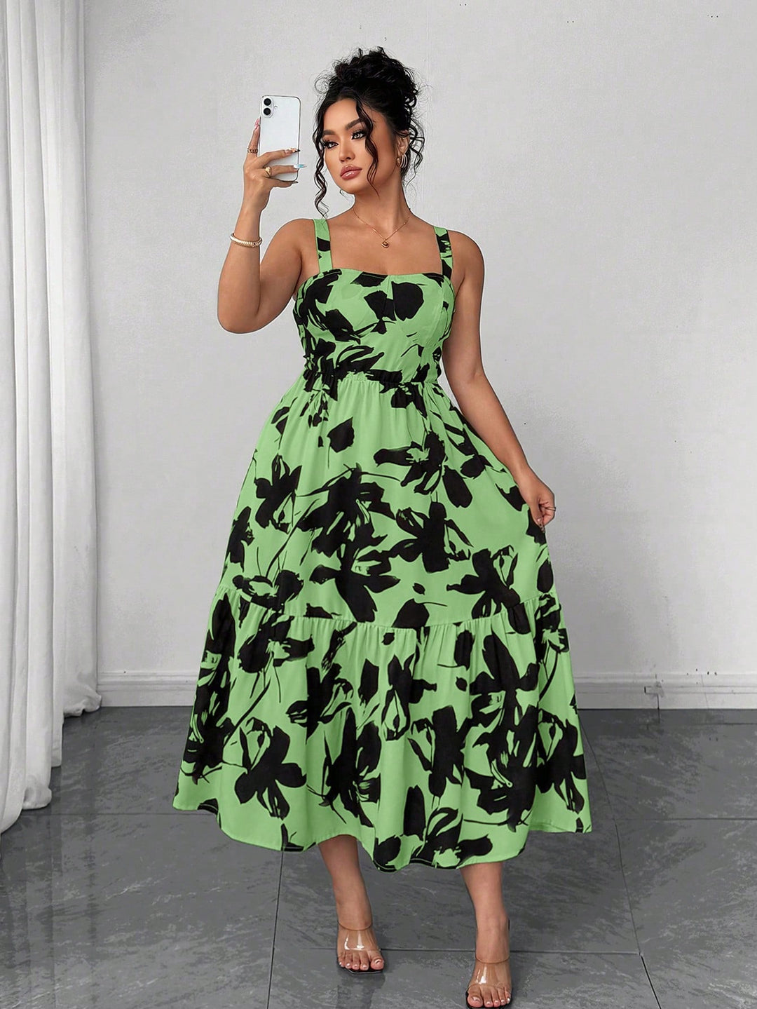 Rochie SHEIN, verde