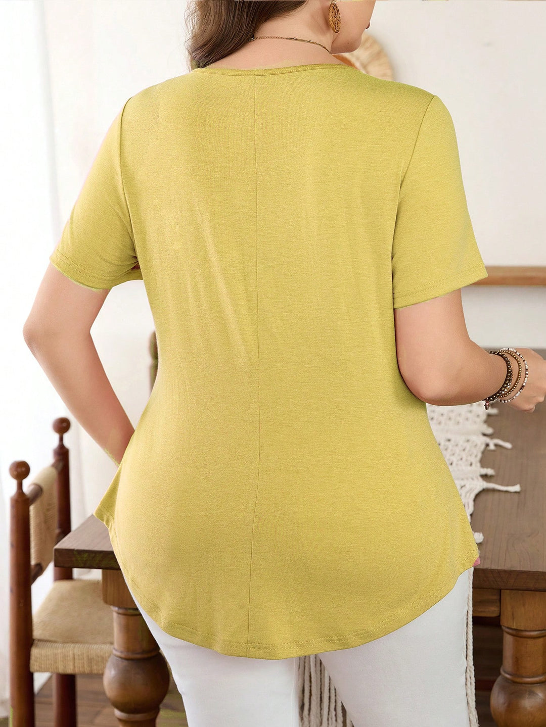 Tricou SHEIN, galben