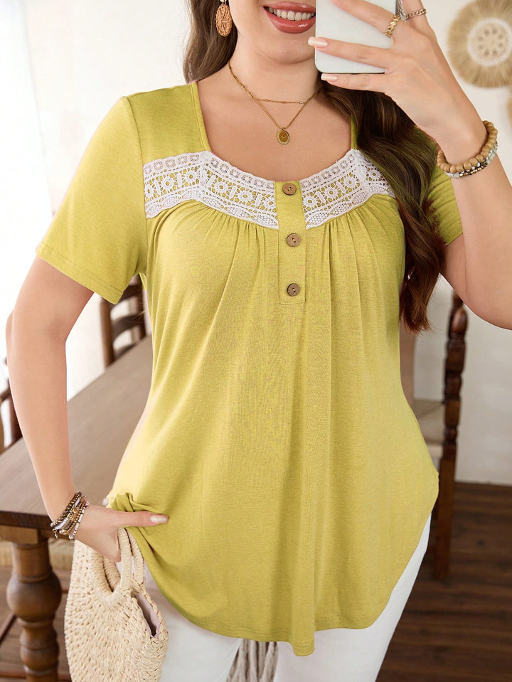 Tricou SHEIN, galben