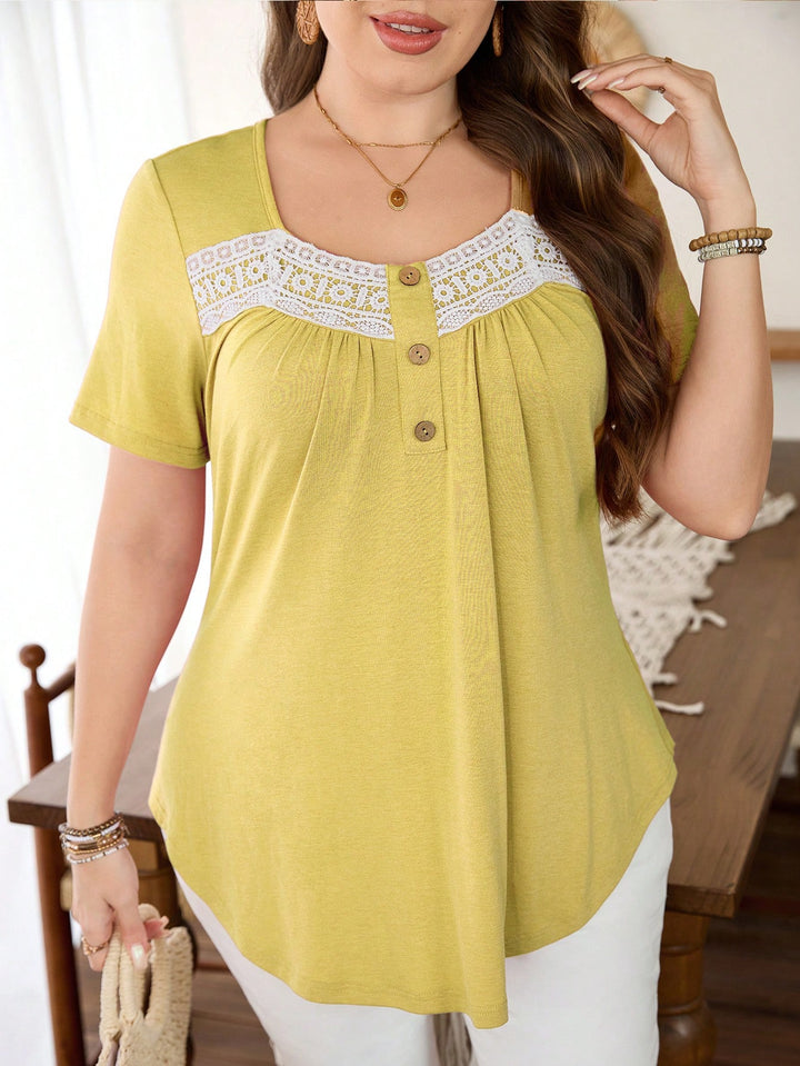 Tricou SHEIN, galben