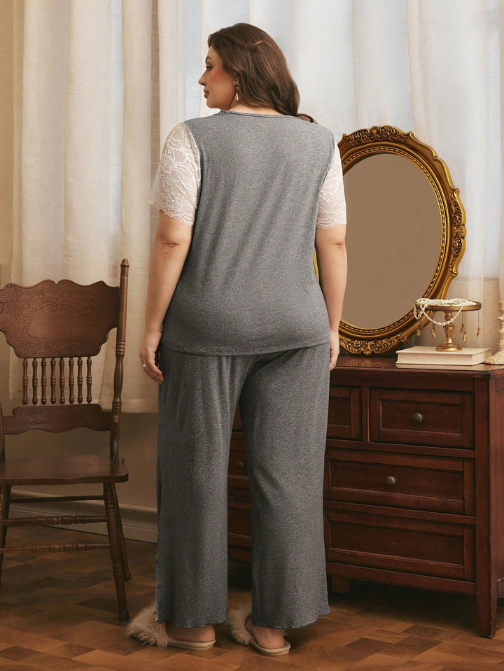 Set pijamale SHEIN, gri