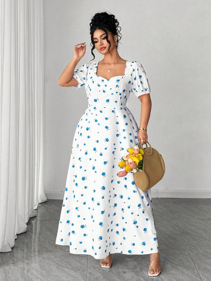 Rochie maxi SHEIN, alb