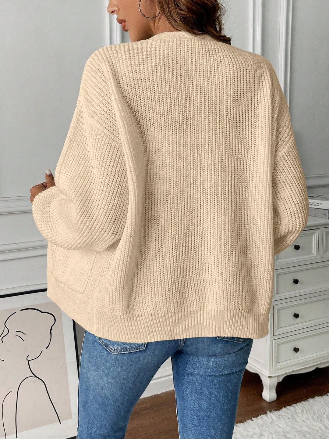 Cardigan SHEIN, bej