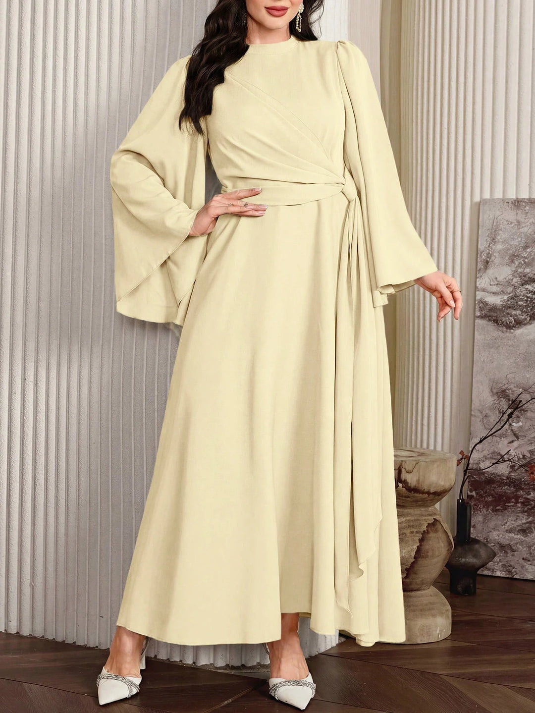 Rochie maxi SHEIN, galben