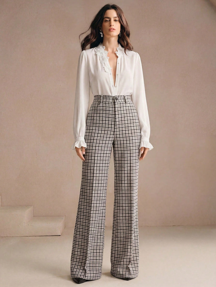 Pantalon SHEIN, maro