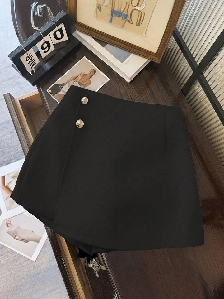 Pantaloni scurți SHEIN, negru