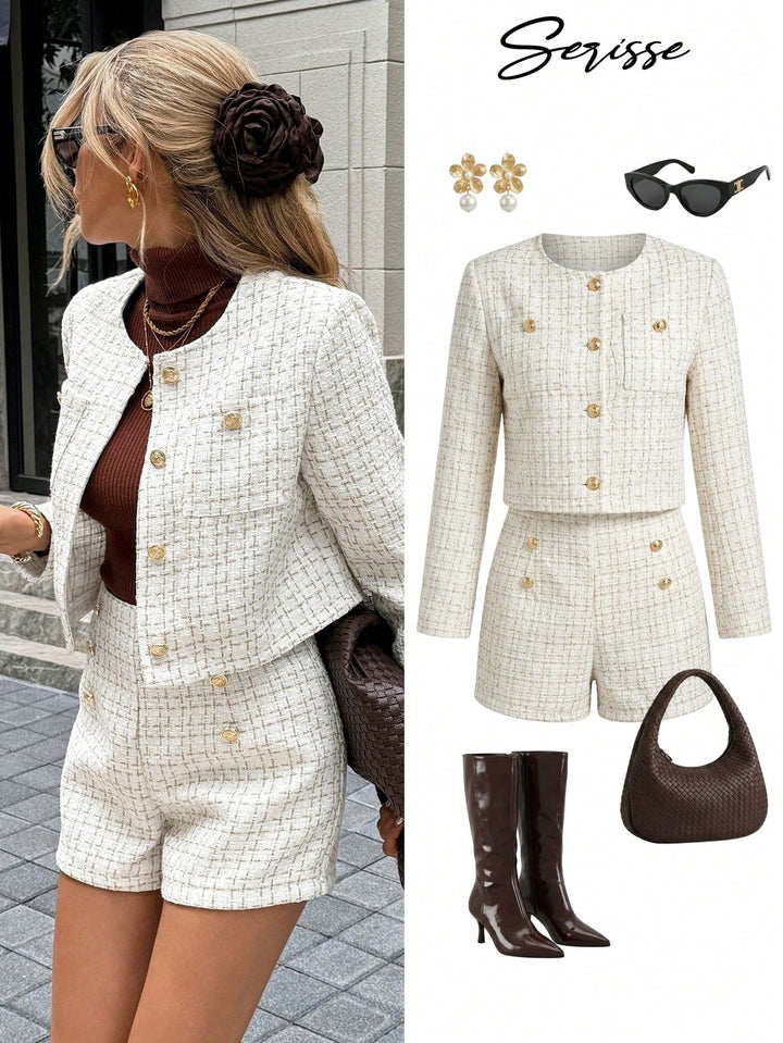 SHEIN együttes, bézs