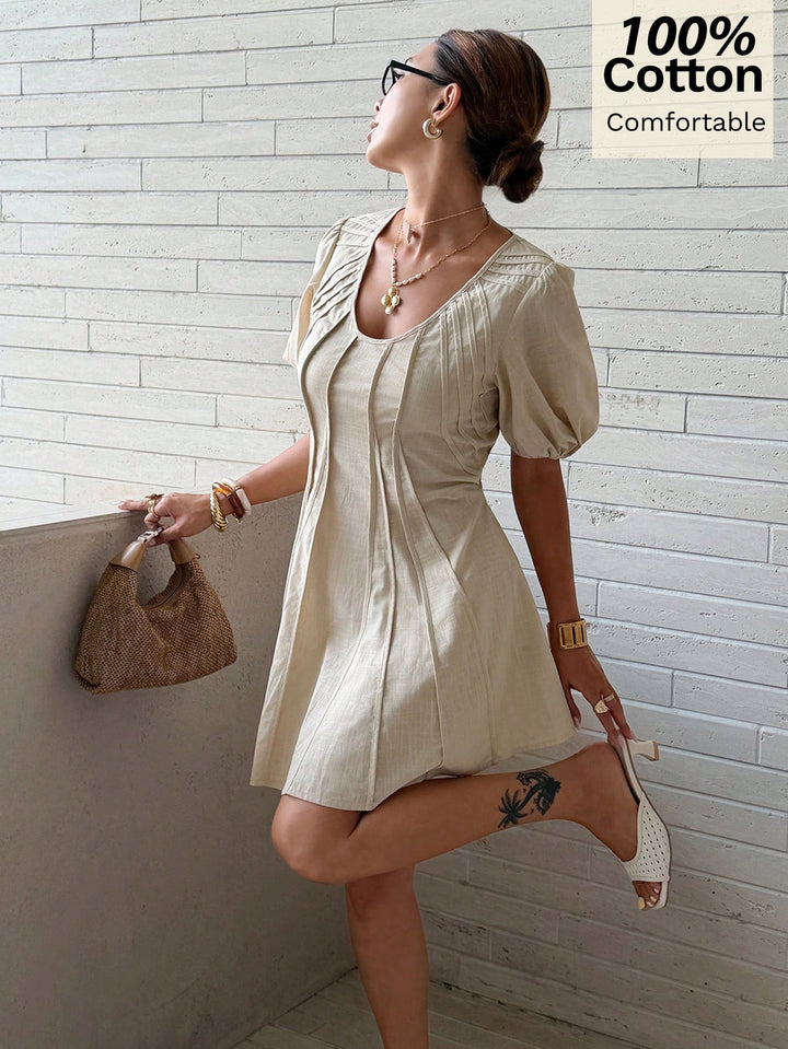 Rochie mini SHEIN, bej
