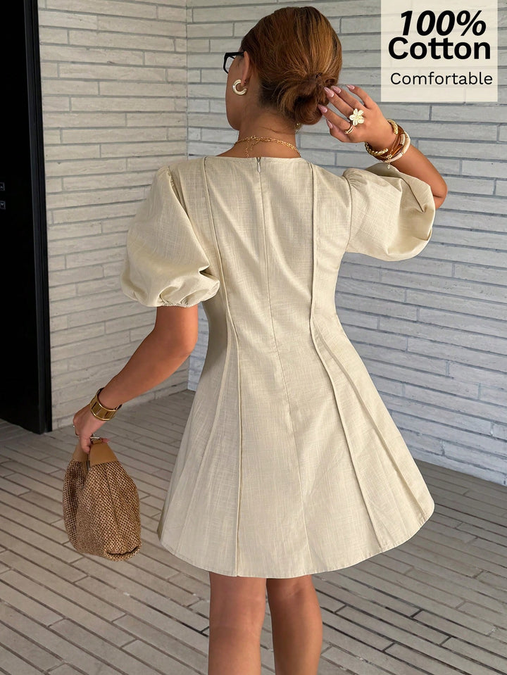 Rochie mini SHEIN, bej