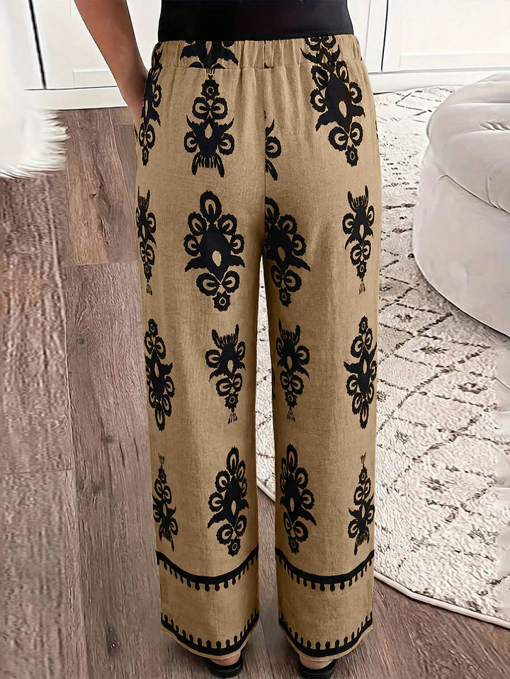 Pantaloni SHEIN, galben