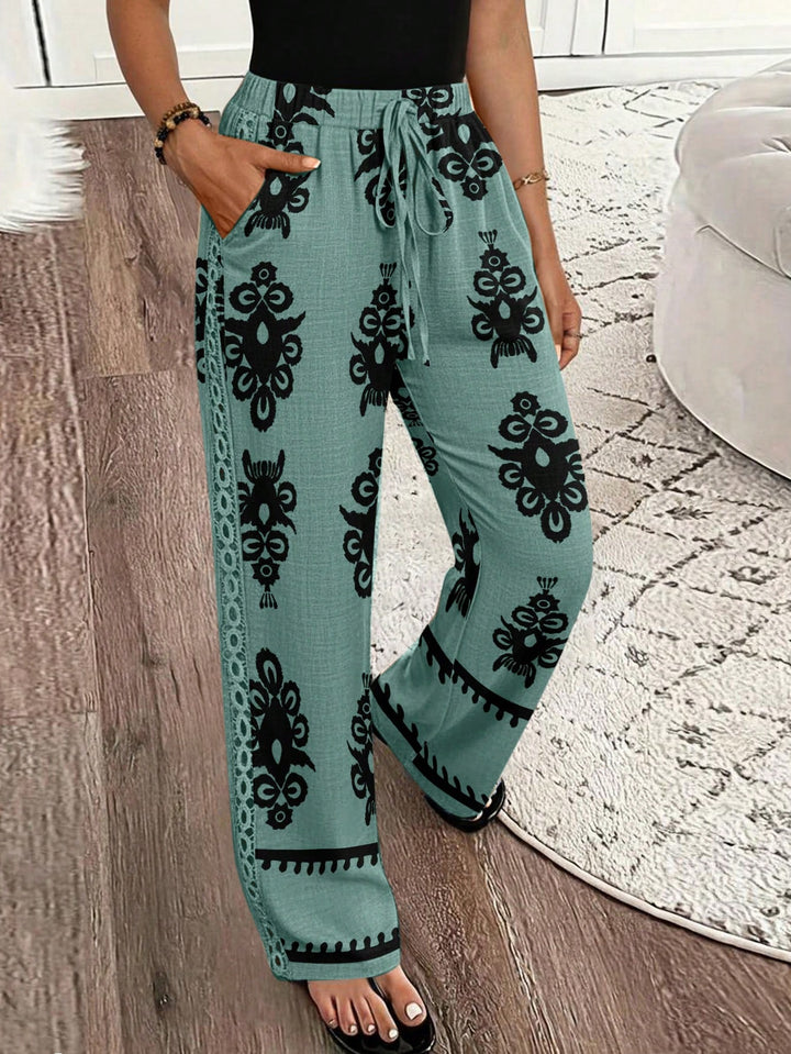Pantaloni SHEIN, turcoaz