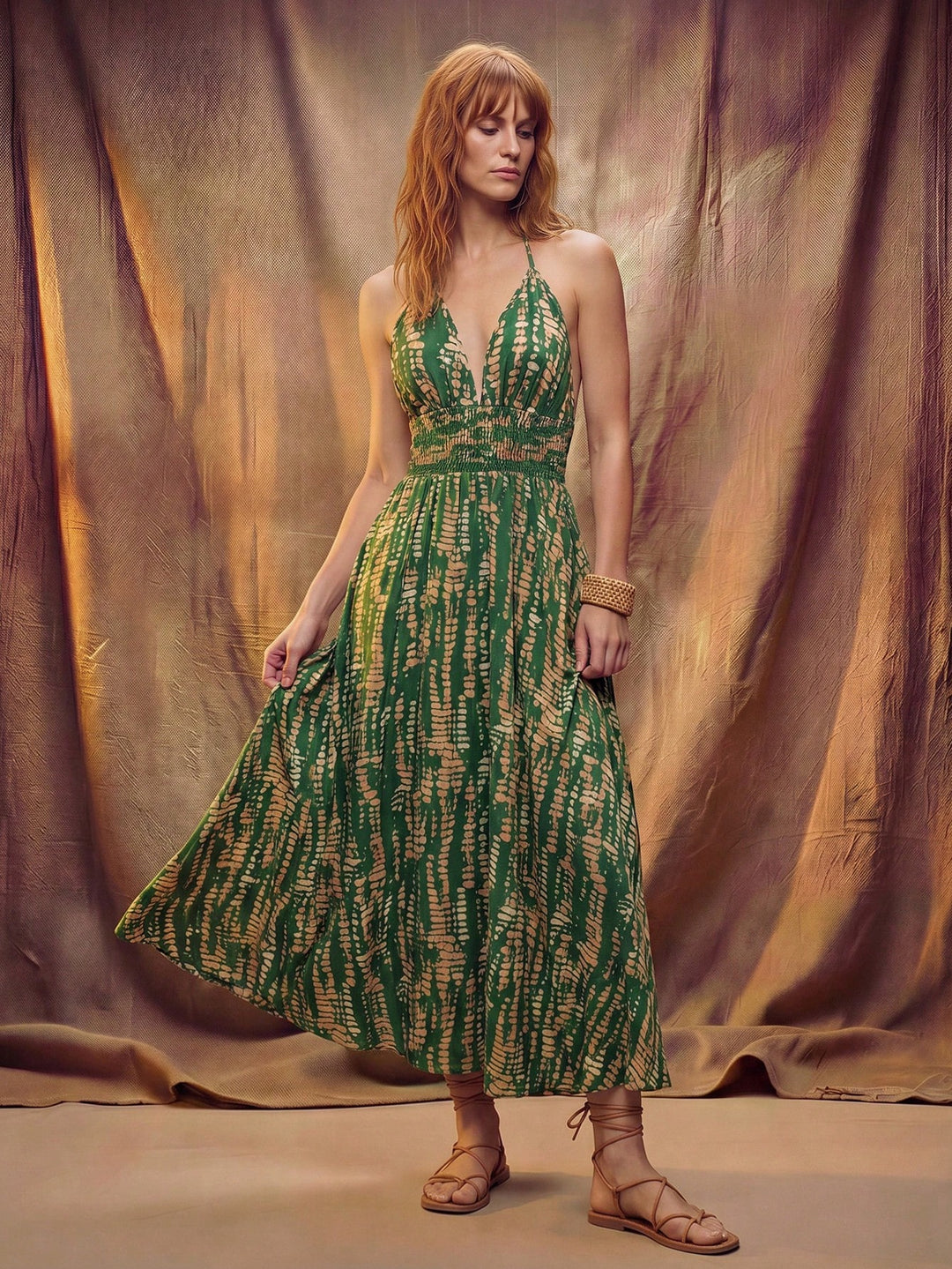 Rochie maxi SHEIN, mix culori
