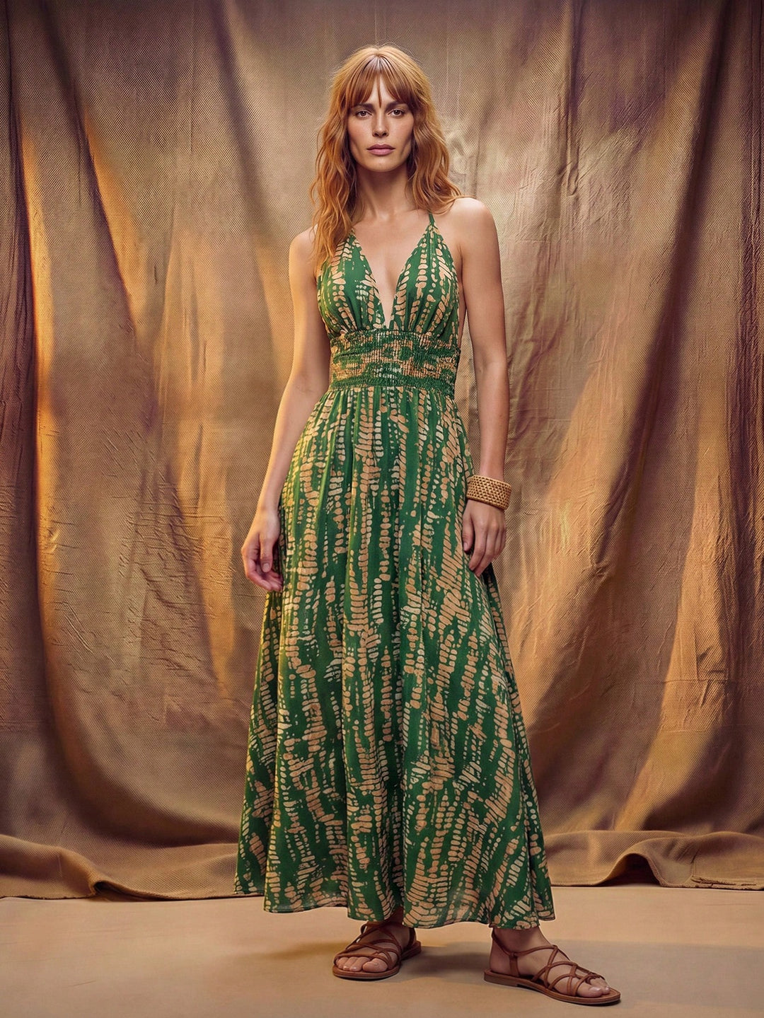 Rochie maxi SHEIN, mix culori