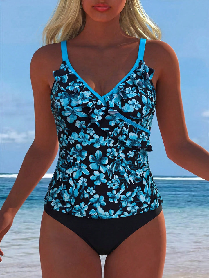 Costum de baie SHEIN, mix culori