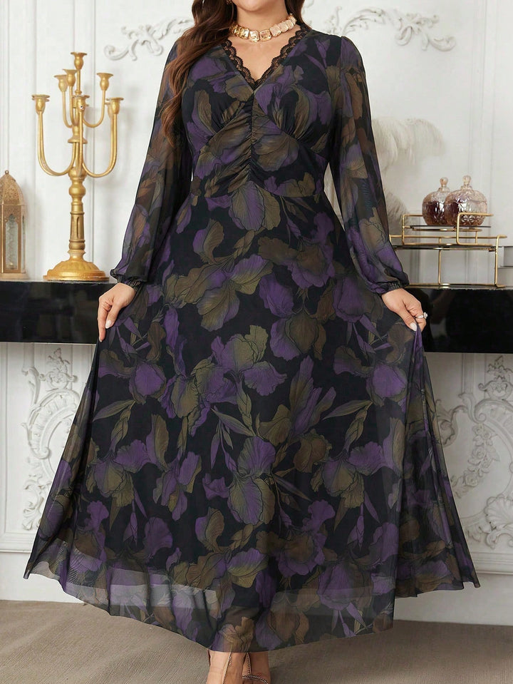 Rochie maxi SHEIN, mix culori