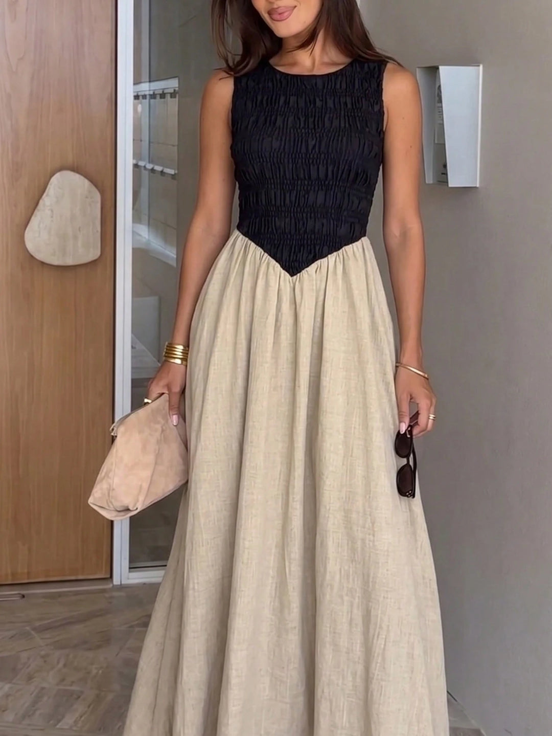 Rochie maxi SHEIN, mix culori