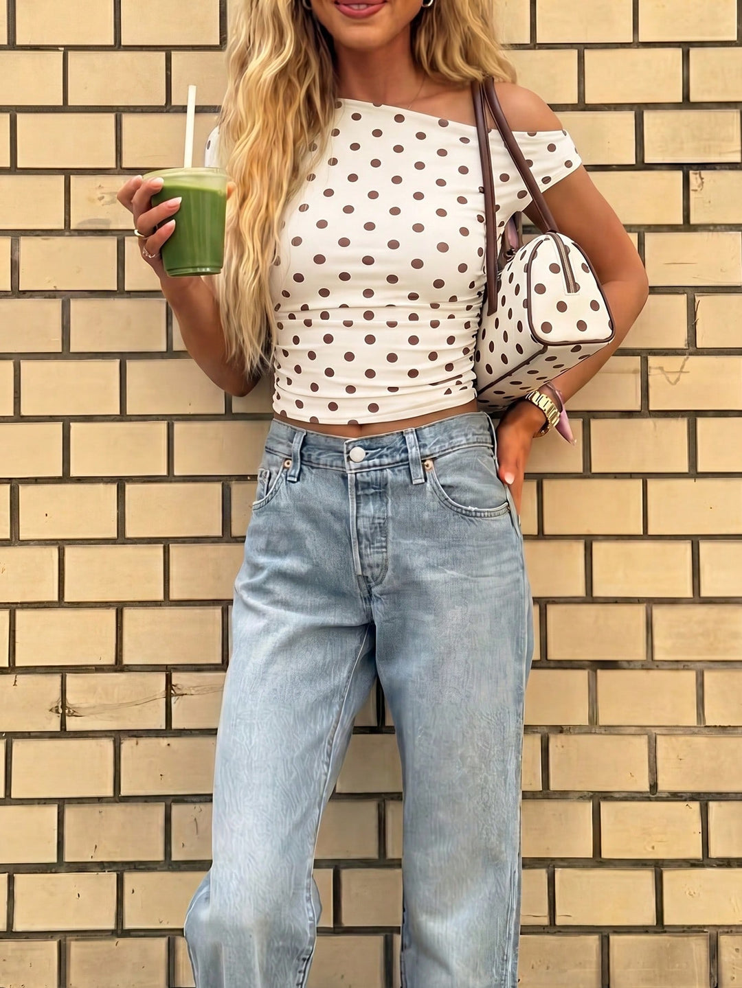 Top SHEIN, alb