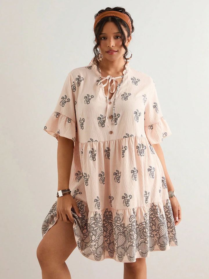 Rochie midi SHEIN, mix culori