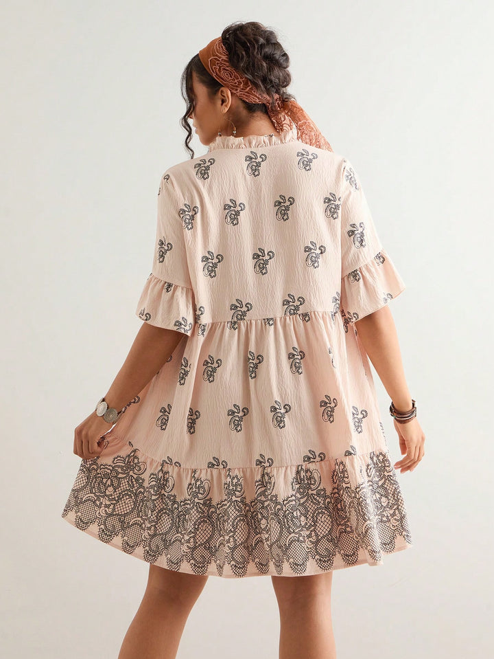 Rochie midi SHEIN, mix culori