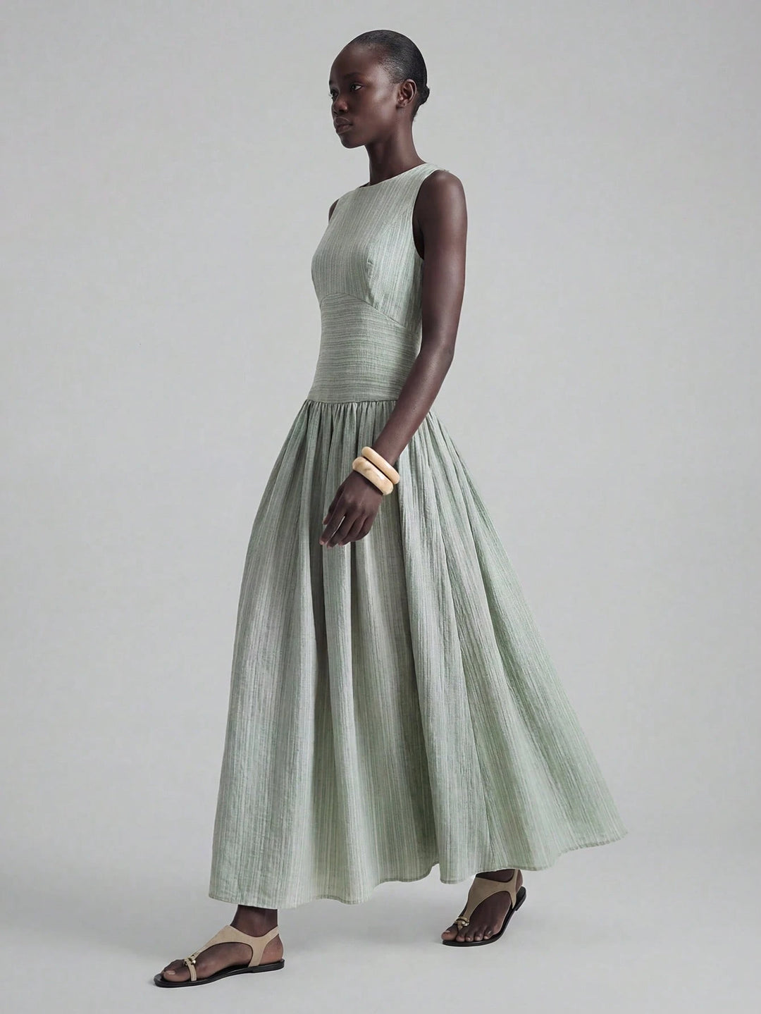 Rochie maxi SHEIN, verde