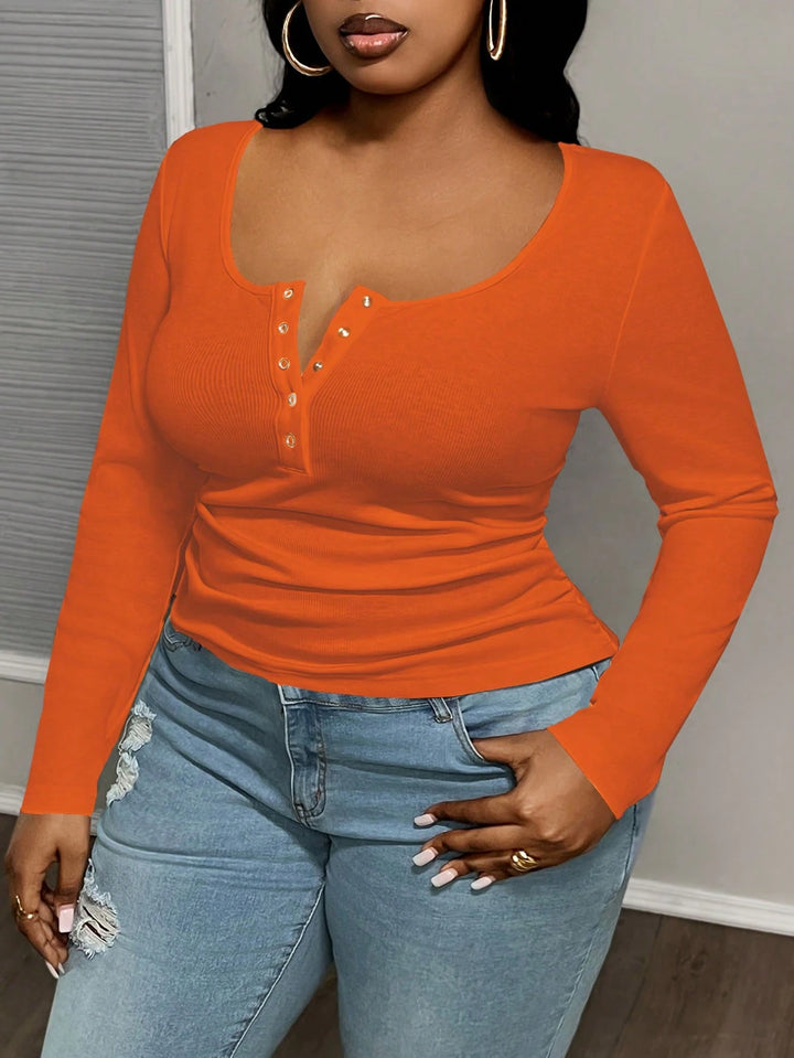Bluză SHEIN, portocaliu