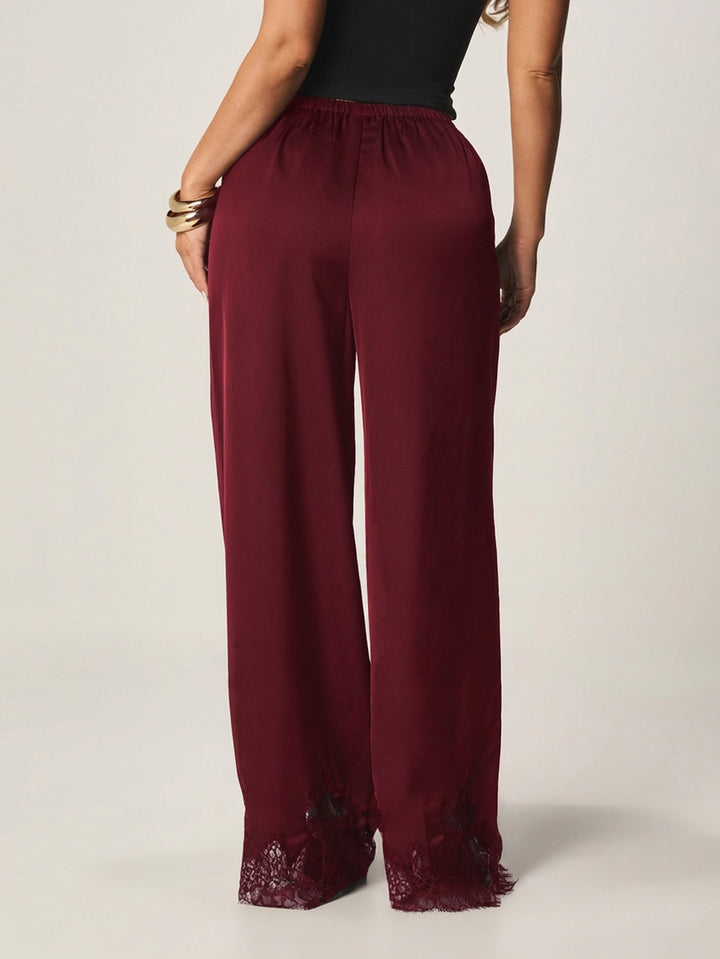 Pantaloni SHEIN, vișiniu