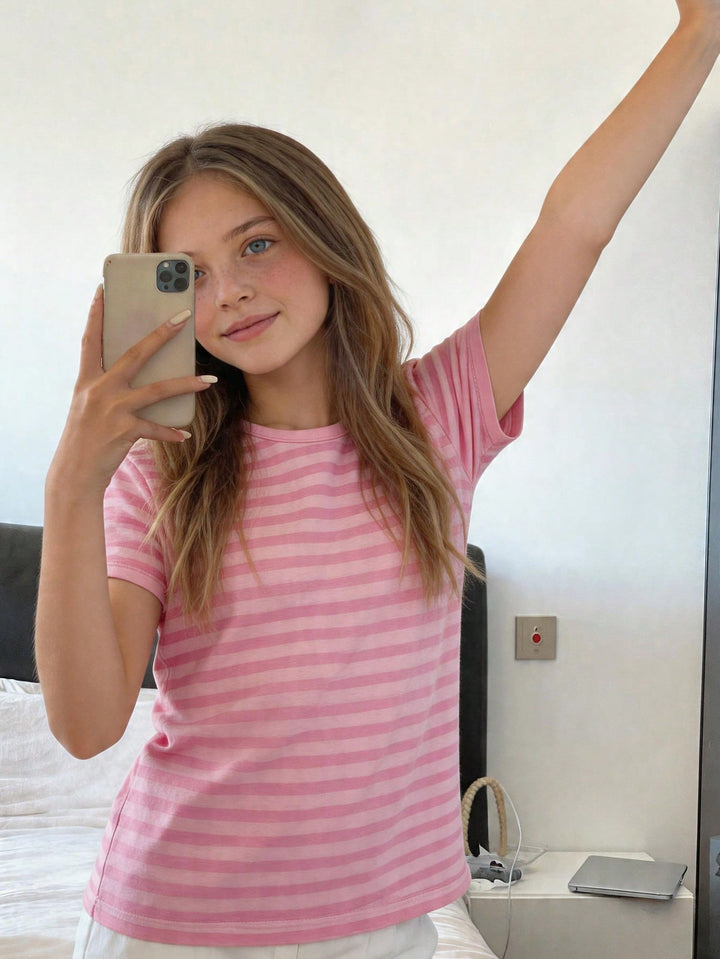 Tricou SHEIN, roz