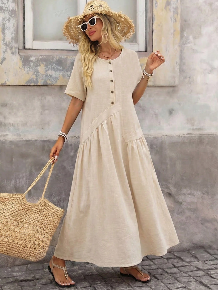 Rochie maxi SHEIN, portocaliu
