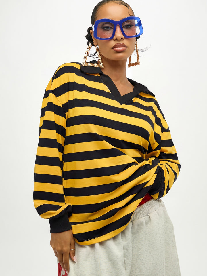 Top SHEIN, galben