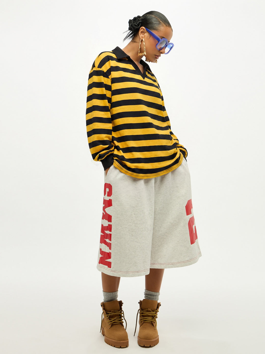 Top SHEIN, galben