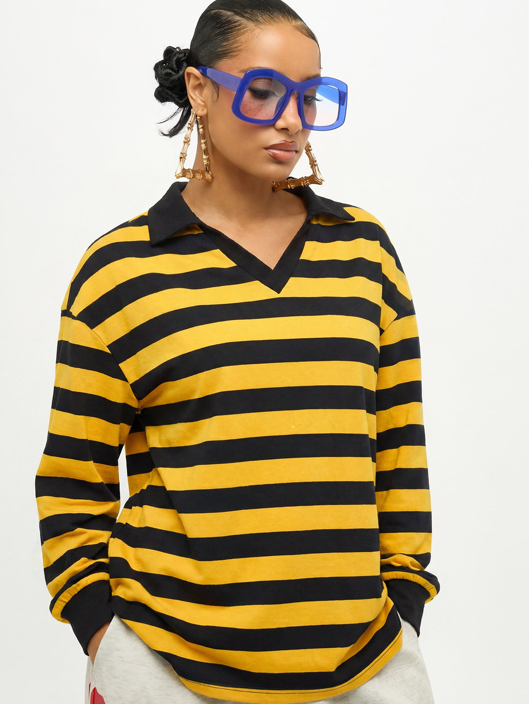 Top SHEIN, galben