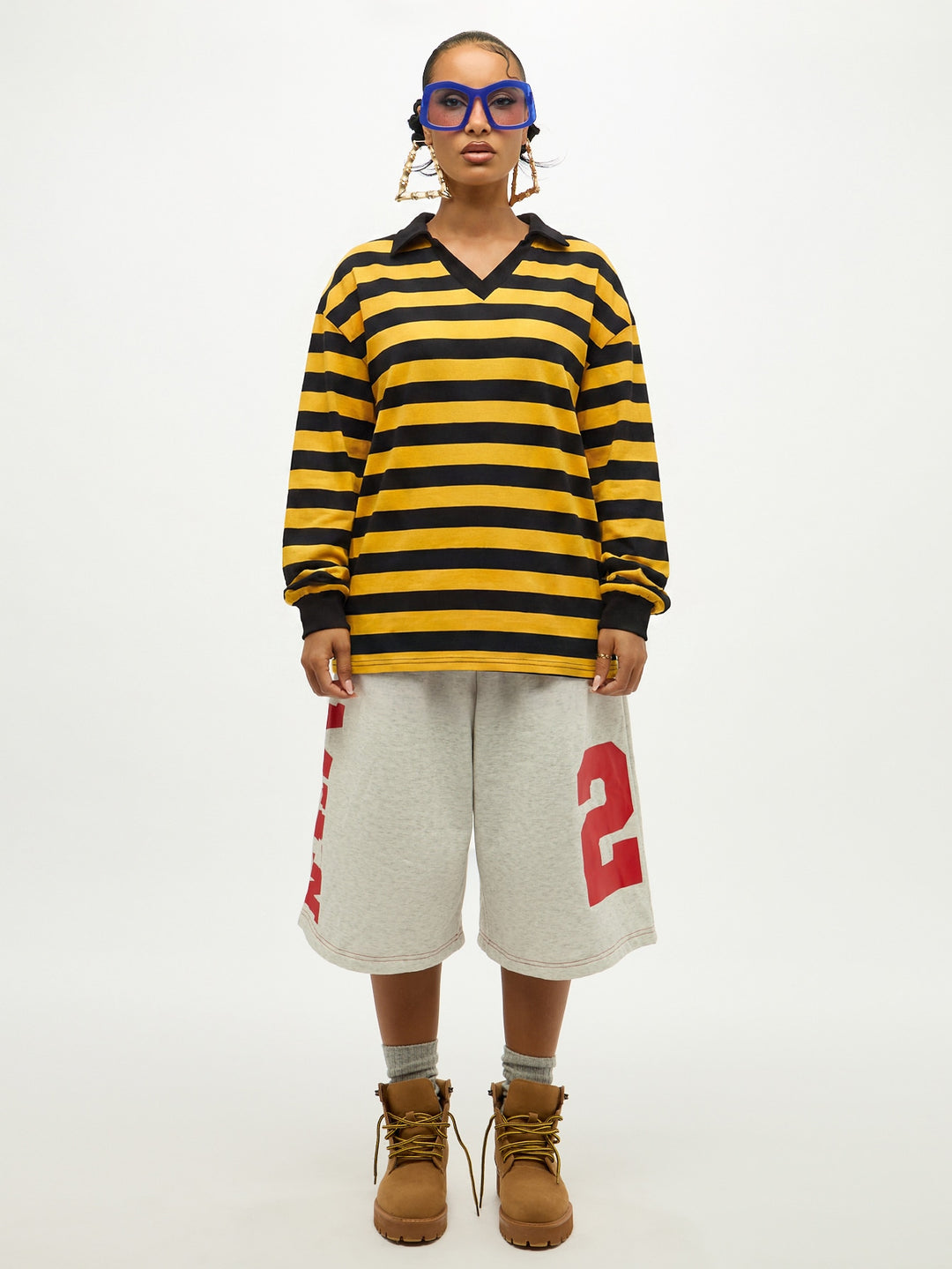 Top SHEIN, galben