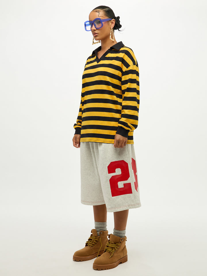 Top SHEIN, galben