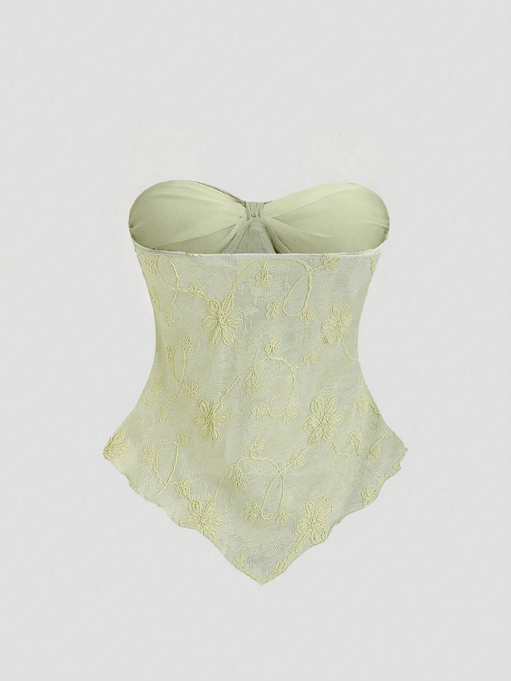 Top SHEIN, verde