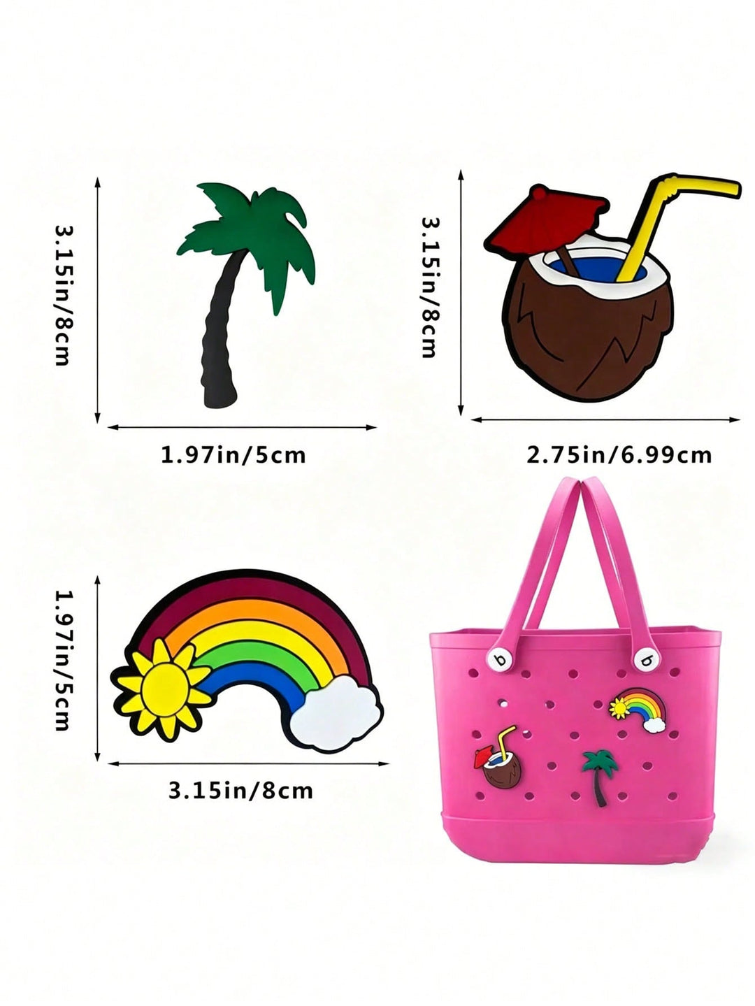 Accesoriu pentru geantă diy SHEIN, mix culori
